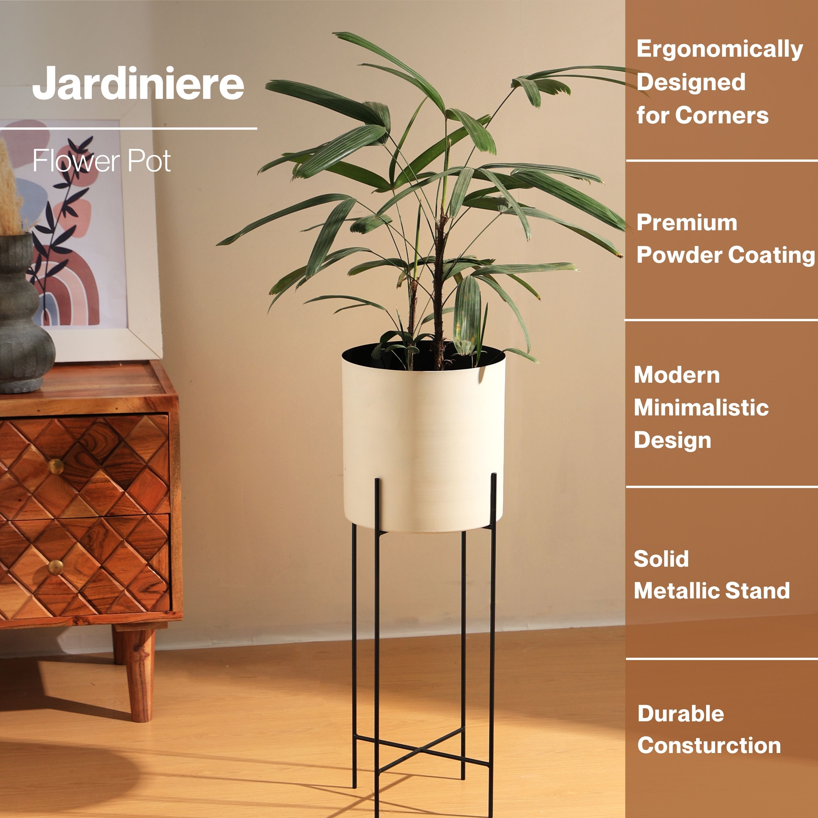 Jardinière (Planter Pot - Single) - Planter, Container, indoor plant Pot, Indoor Planting