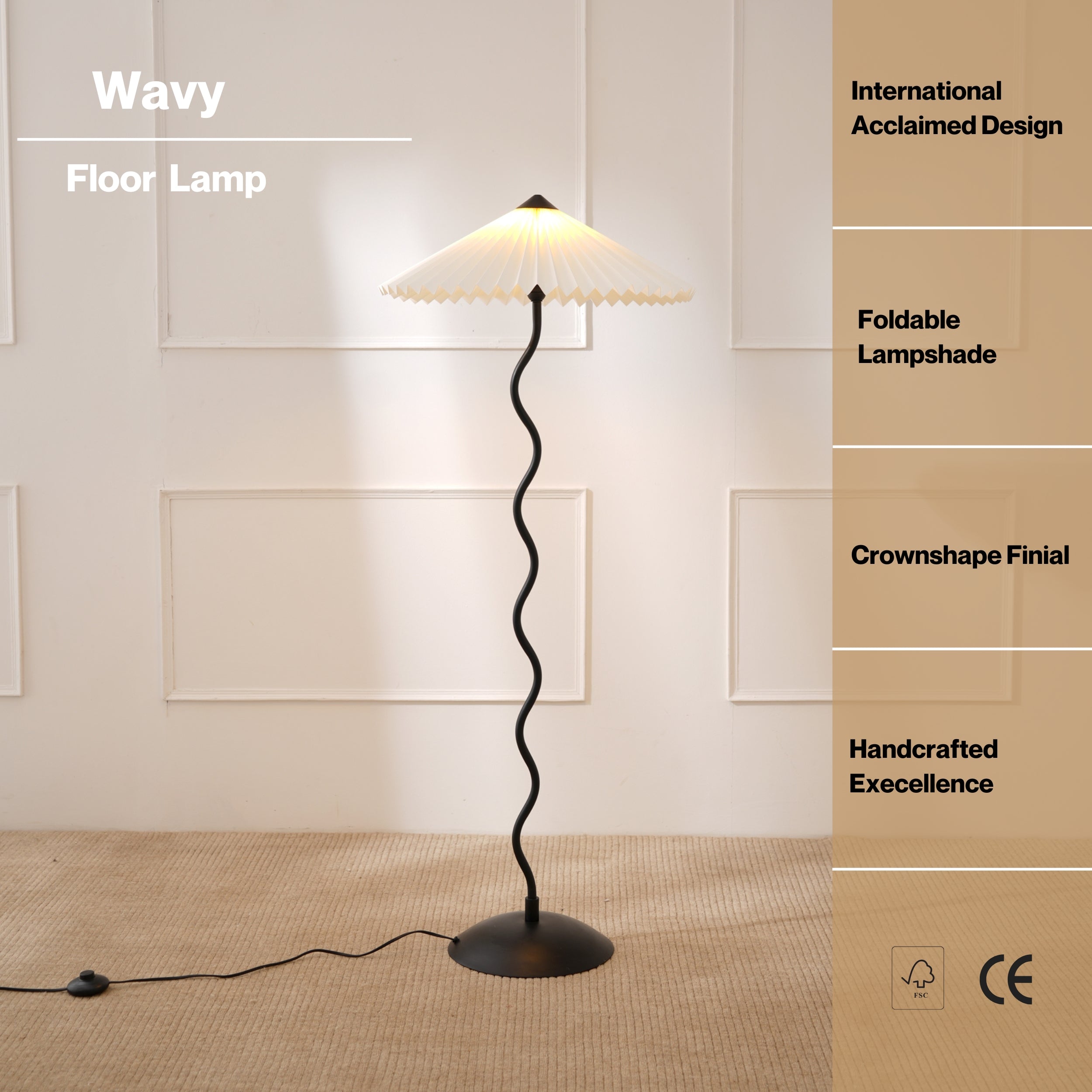 Wavy Floor Lamp