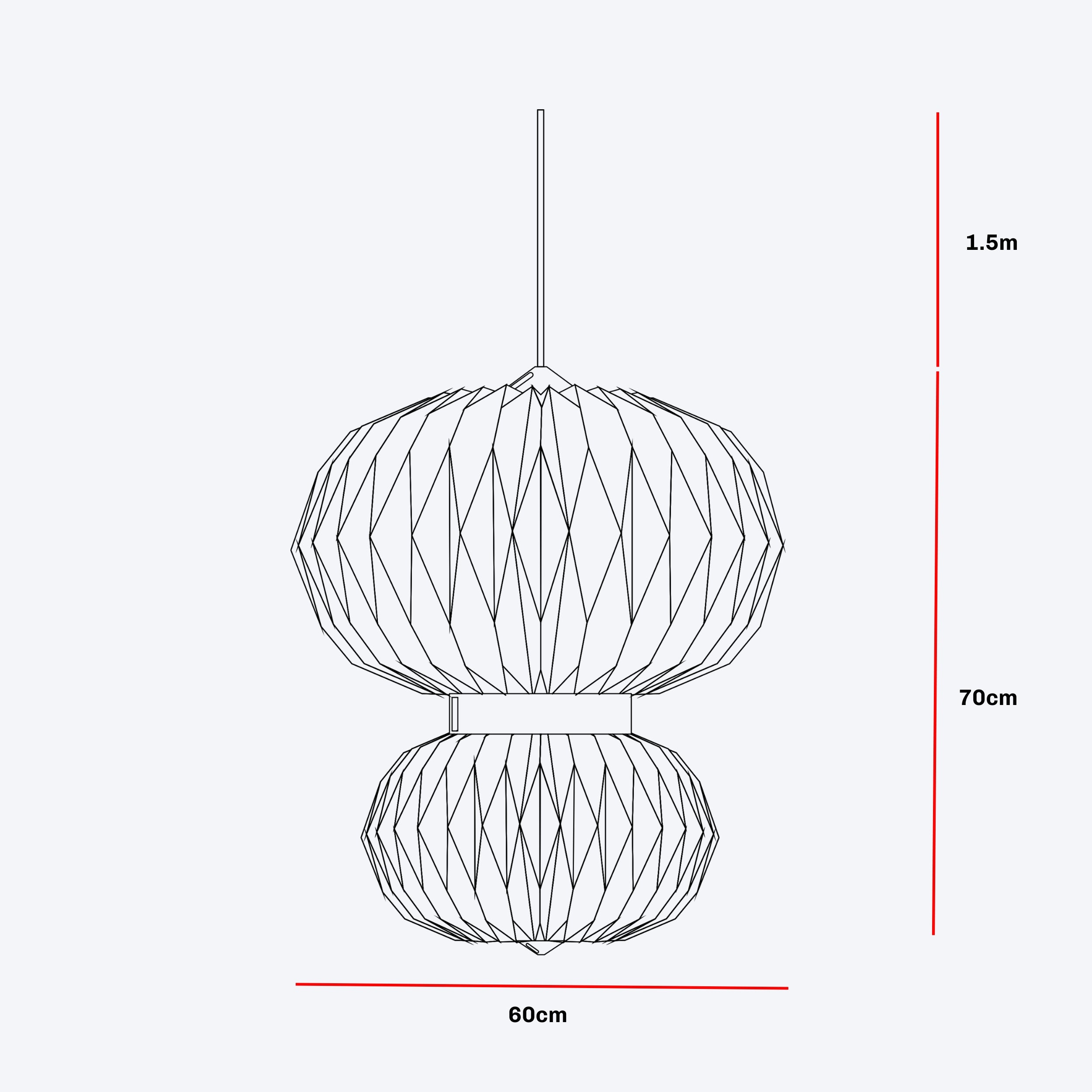 Velocity Two-Tier Pendant Light