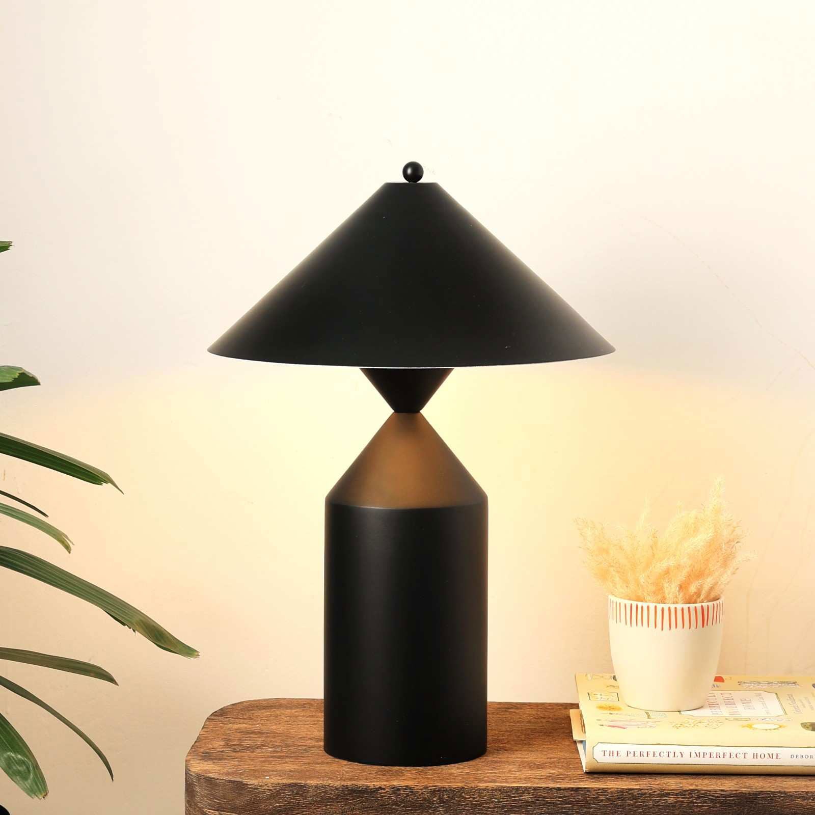 Cone Casa - Table Lamp - Modern Scandinavian Design, Premium Metallic Finish desk lamp, Easy Installation - FIG Living - Cone Casa - Table Lamp - Modern Scandinavian Design, Premium Metallic Finish desk lamp, Easy Installation - FIG Living