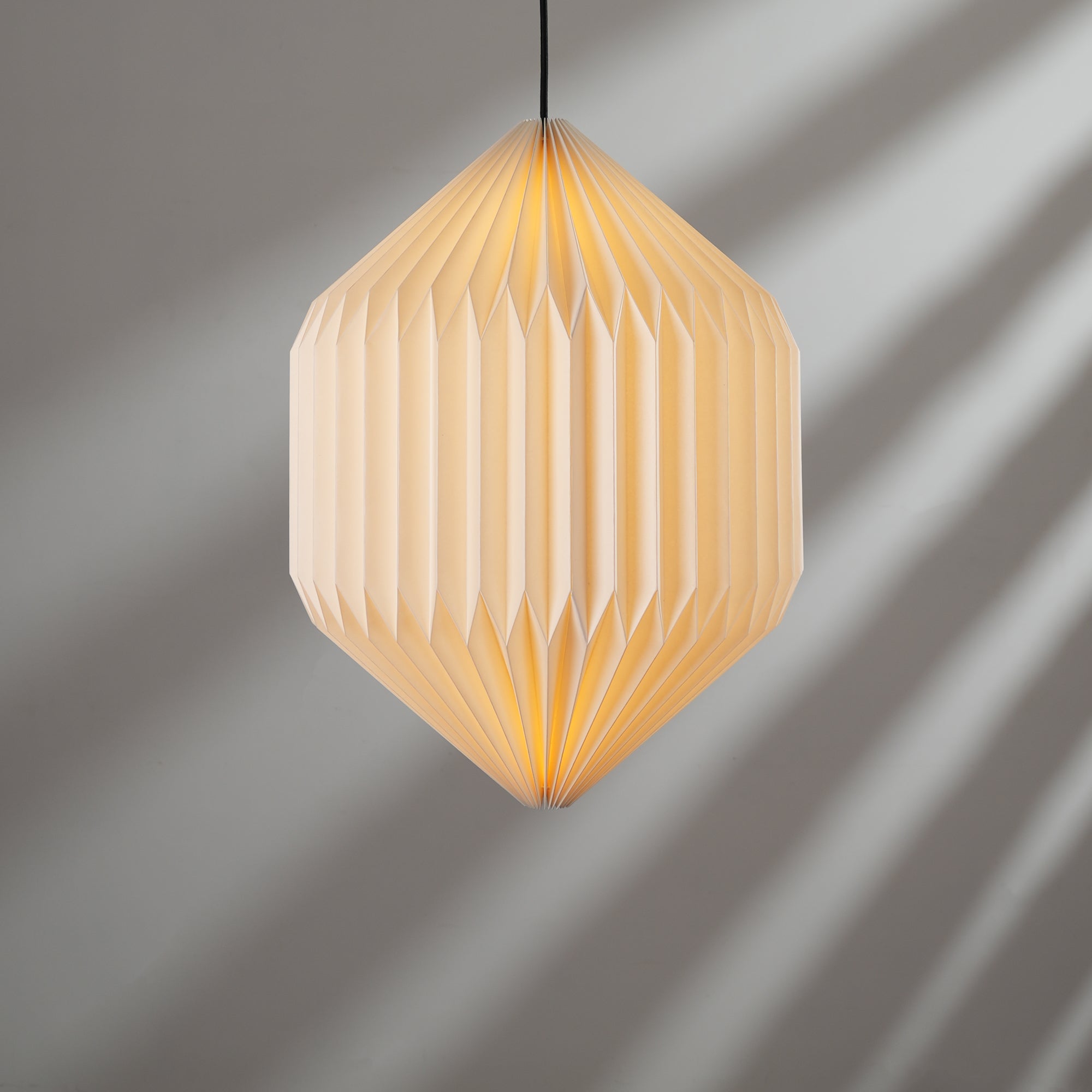 Oblong Origami Pendant Lamp