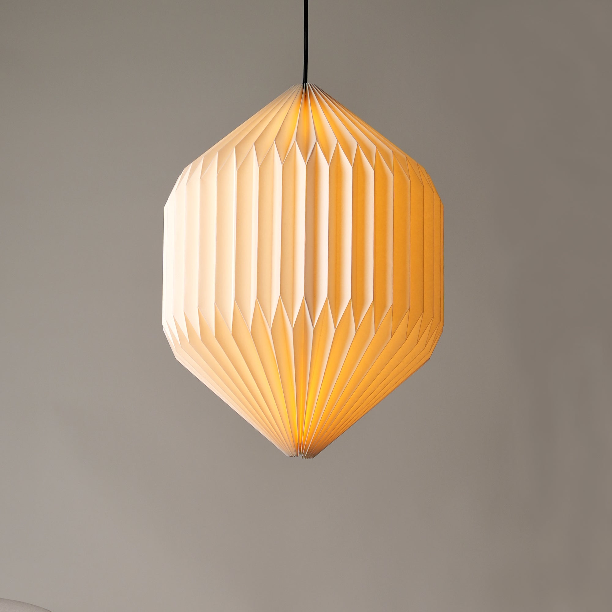 Oblong Origami Pendant Lamp