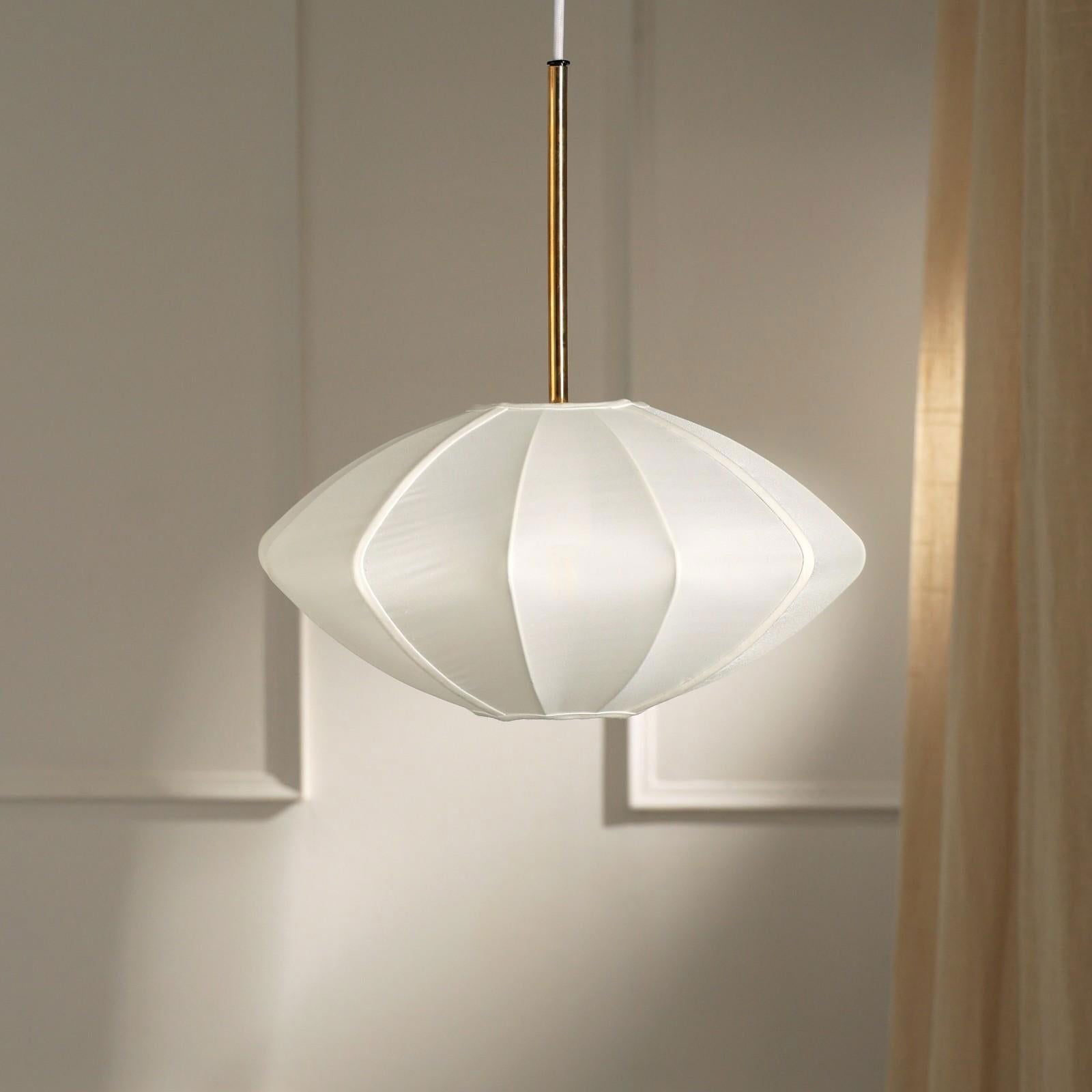 Luxe Collection Pendant Lamp - Tokyo Lamp - Premium Chiffon Fabric Pedant Light, Metallic Spacer, Soft Warm Glow, Mood Enhancement Hanging Light - FIG Living - Luxe Collection Pendant Lamp - Tokyo Lamp - Premium Chiffon Fabric Pedant Light, Metallic Spacer, Soft Warm Glow, Mood Enhancement Hanging Light - FIG Living