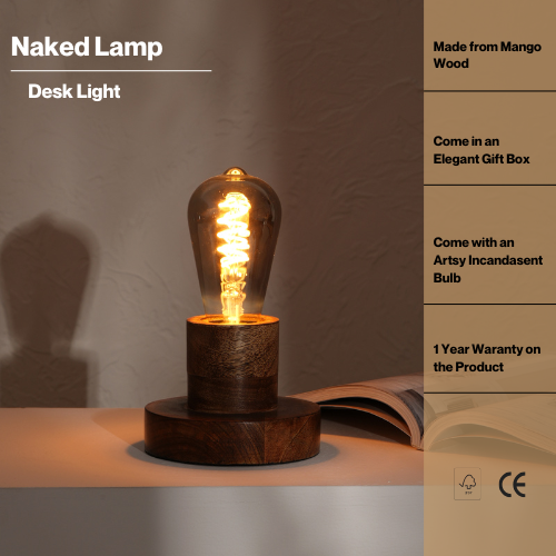 Naked Bulb Table Lamp